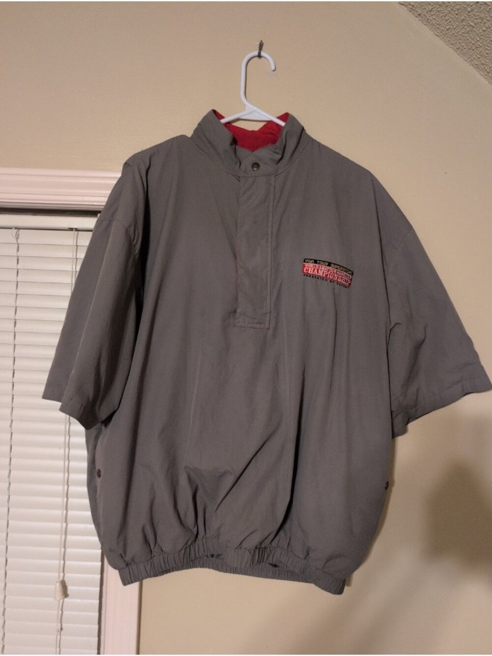 PGA Superstore World Amateur Championship Windbreaker Jacket XL Handicap Beige